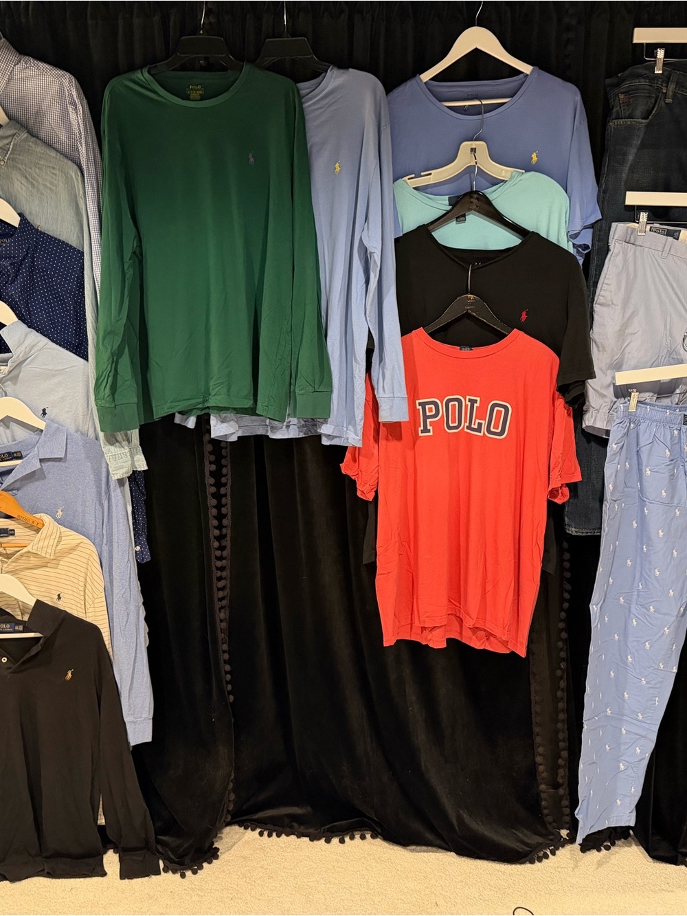 MEN’S XXL “BIG GUY BUNDLE” DESIGNERS Polo Ralph Lauren & J.Crew – 47 Pieces